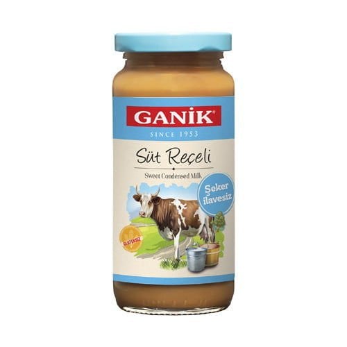 Ganik Şeker İlavesiz Süt Reçeli 270 Gr