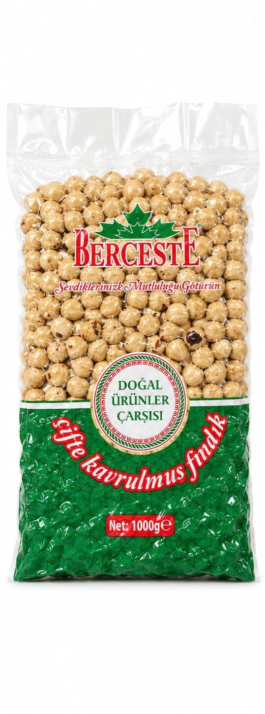 Çifte Kavrulmuş Vakumlu Fındık 1 Kg