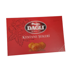 Lüks Kutu Kestane Şekeri Sade