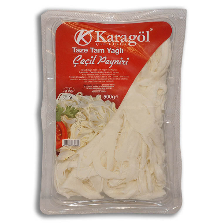 Karagöl Çiftliği Yağlı Çeçil Peyniri 500 gr