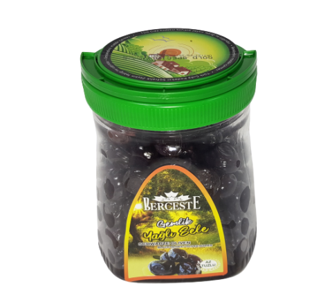 Gemlik Yağlı Sele Siyah Zeytin 1 Kg Yeni Mahsül Az Tuzlu