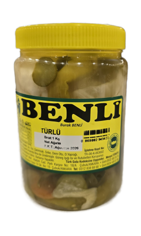 Benli Türlü Turşusu 1 Kg