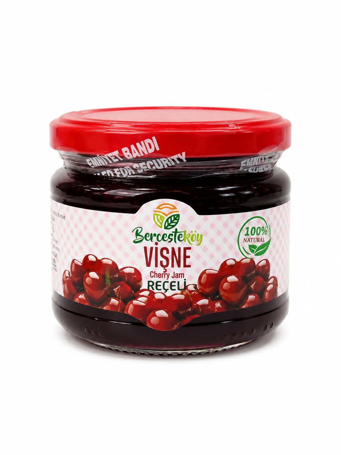 Vişne Reçeli 350 Gr %75 Meyve İçerir