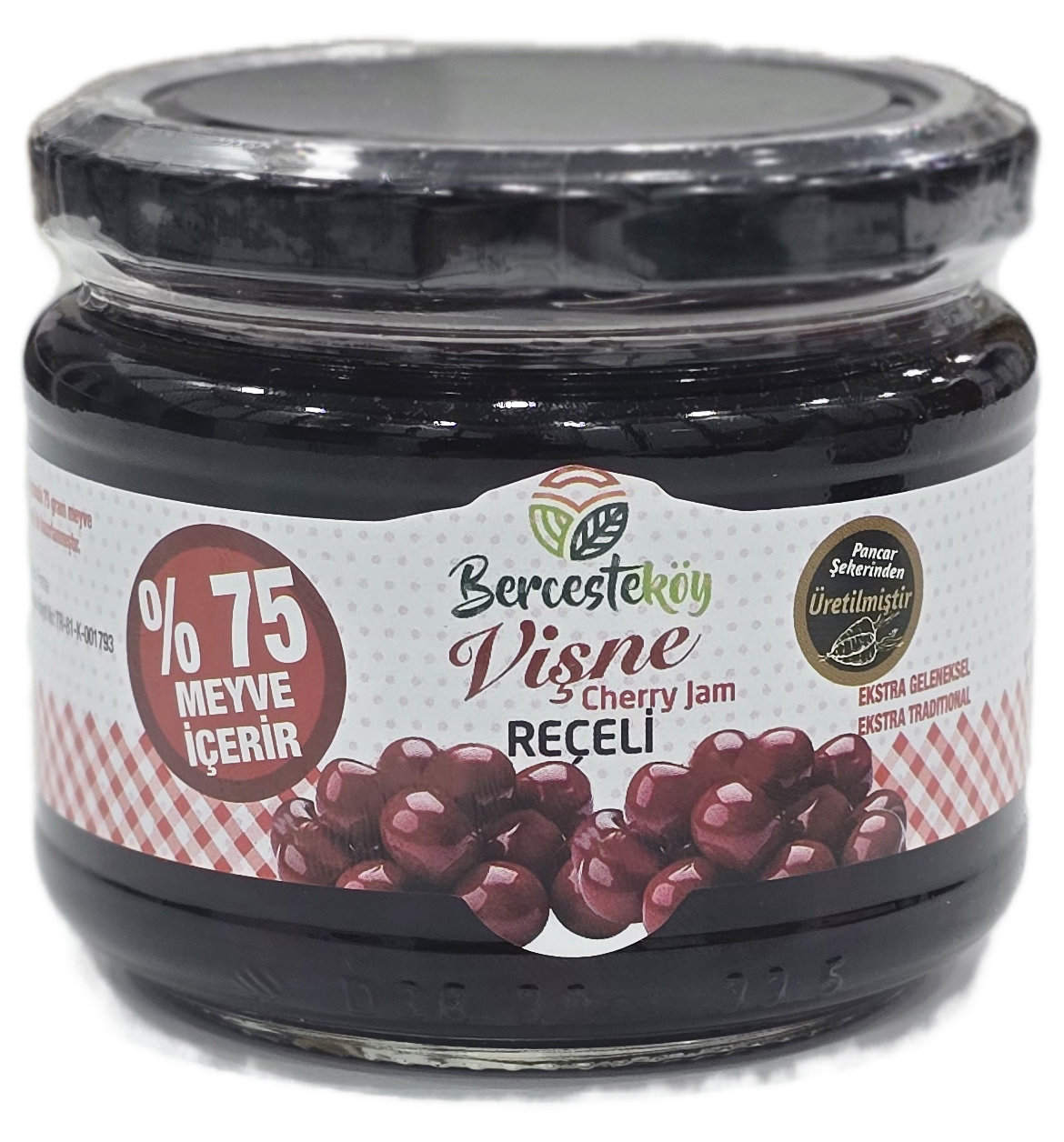 Vişne Reçeli 350 Gr %75 Meyve İçerir