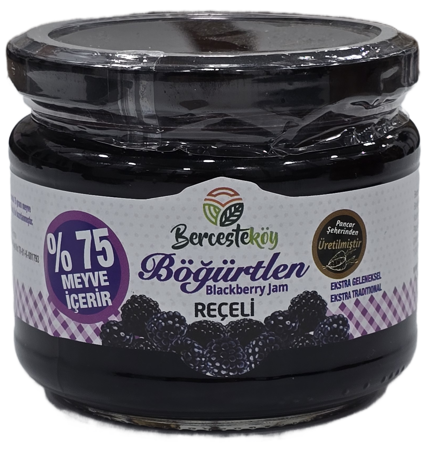 Böğürtlen Reçeli 350 Gr %75 Meyve İçerir