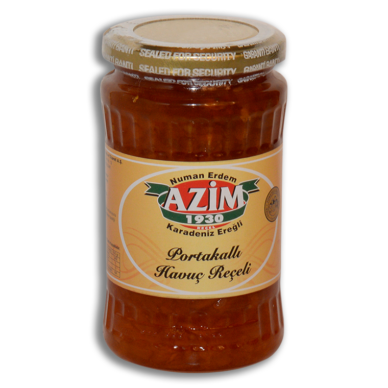 Karadeniz Ereğli Portakallı Havuç Reçeli 450 Gr
