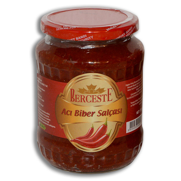 Berceste Acı Biber Salçası 800 Gr