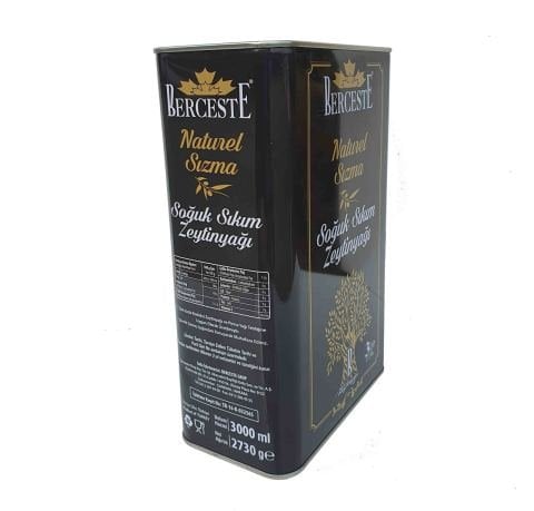 Soğuk Sıkım Sızma Zeytin Yağı 3000 ml