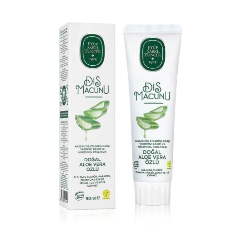 Eyüp Sabri Tuncer Doğal Aloe Vare Özlü Diş Macunu 90 ml