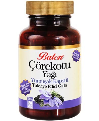 Balen Çörekotu Yağı Kapsül 1380 mg