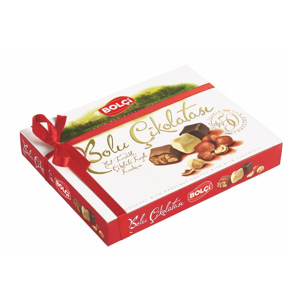 Bol Fındıklı Sütlü ve Bitter Karışık Bolu Çikolatası 160 gr