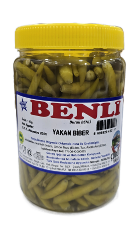 Benli Yakan Biber Turşusu 1 Kg