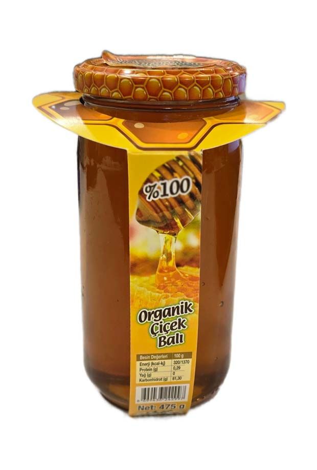 Süzme Organik Çiçek Bal Berceste Özel 475 gr