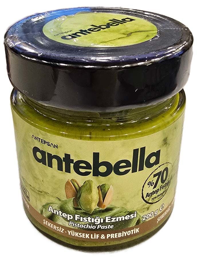 Antepsan Antebella Şekersiz Fıstık Ezmesi 200 Gr
