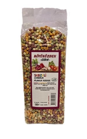 Köyünüzden Sebzeli Kare Çorbalık Pilavlık Erişte 500 gr