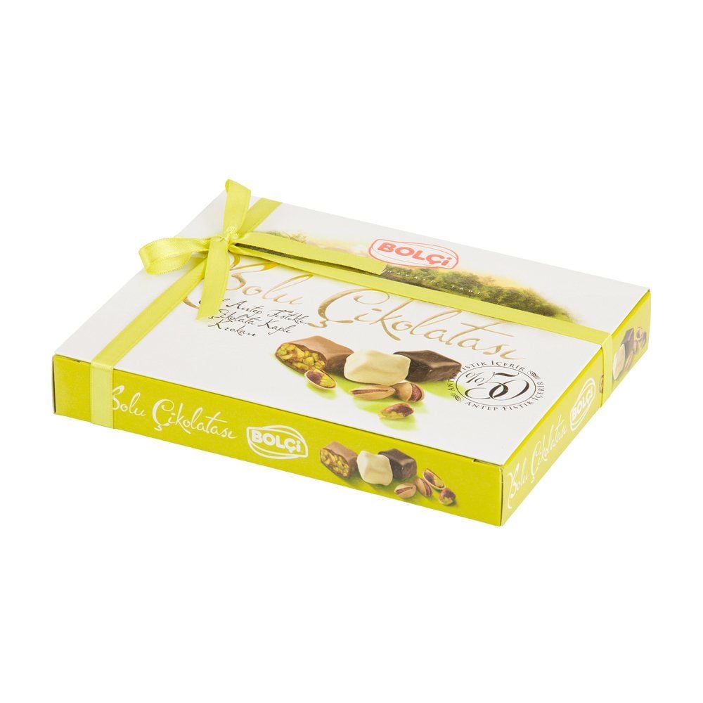 Bol Antep Fıstıklı Sütlü Bolu Çikolatası 335 gr