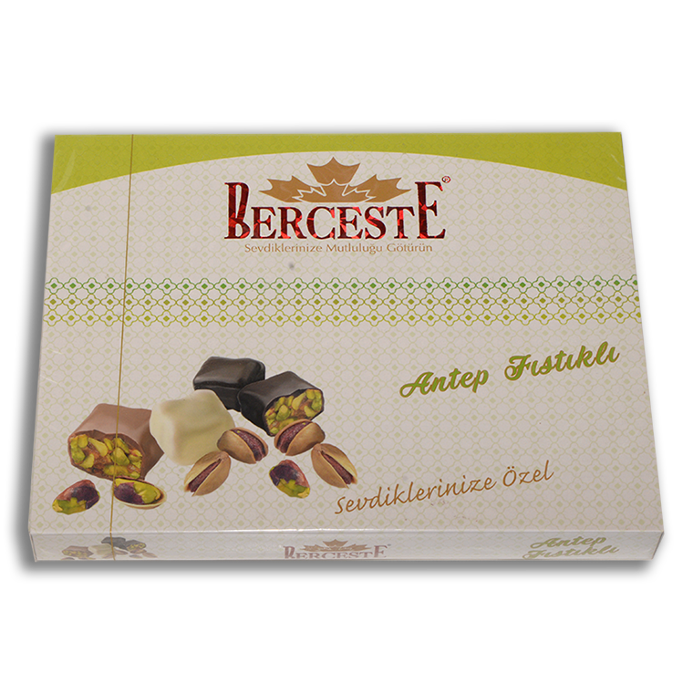 Berceste Special Antep Fıstıklı Bolu Çikolatası 335 Gr