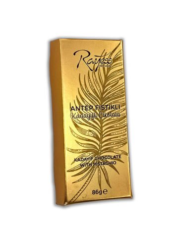 Rayess Dubai Çikolatası 86 gr  - Antep Fıstıklı Kadayıf Dolgulu