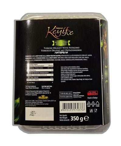 Antep Fıstıklı Fitil Lokum 350 g