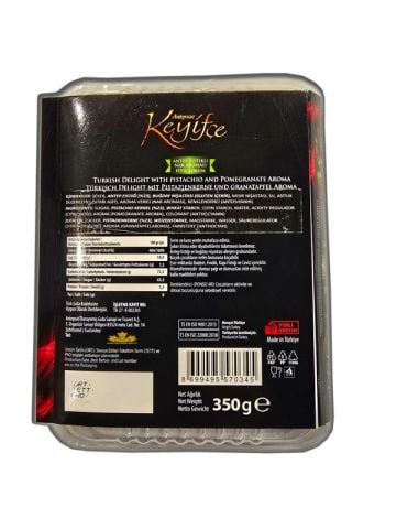 Nar Aromalı Antep Fıstıklı Fitil Lokum 350 g