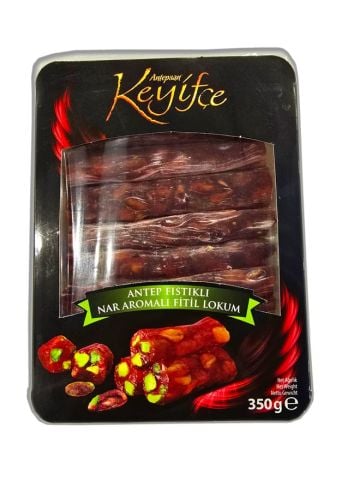 Nar Aromalı Antep Fıstıklı Fitil Lokum 350 g