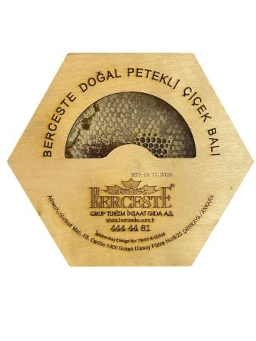 Berceste Doğal Petekli Çiçek Balı 1000 Gr