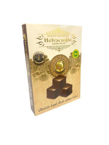 Helvacıoğlu Çikolata Kaplı Sade Çekme Helva 170 Gr