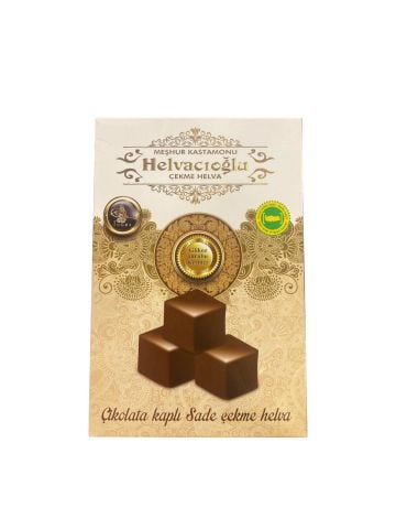 Helvacıoğlu Çikolata Kaplı Sade Çekme Helva 170 Gr