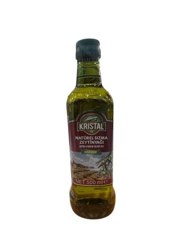 Kristal Natürel Soğuk Sıkım Sızma Zeytinyağı 500 ml