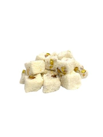 Çifte Kavrulmuş Hindistan Cevizli Antep Fıstıklı Sultan Lokum 1 kg